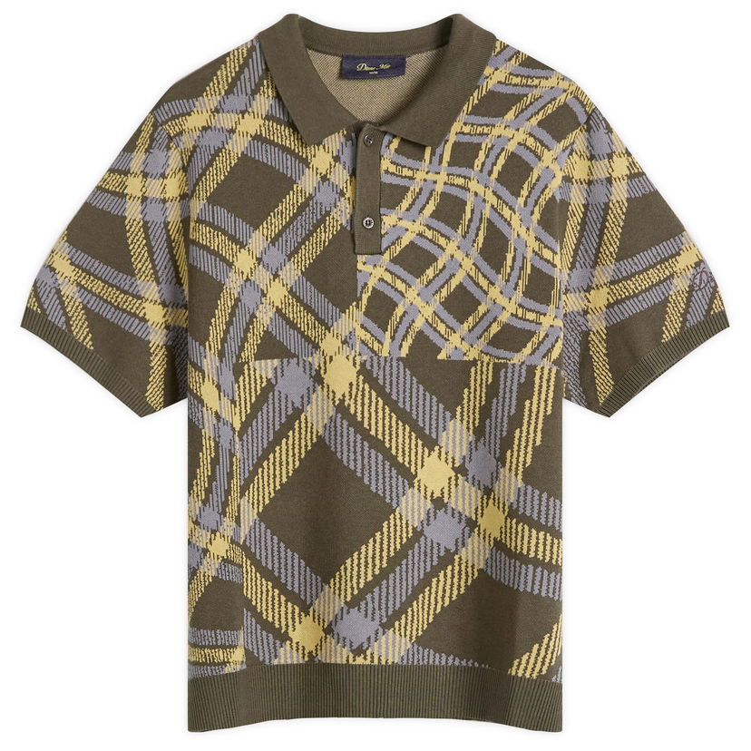 Сорочка поло Dime Dime Antique Knit Polo Shirt Зелений | DIMESP258BRW