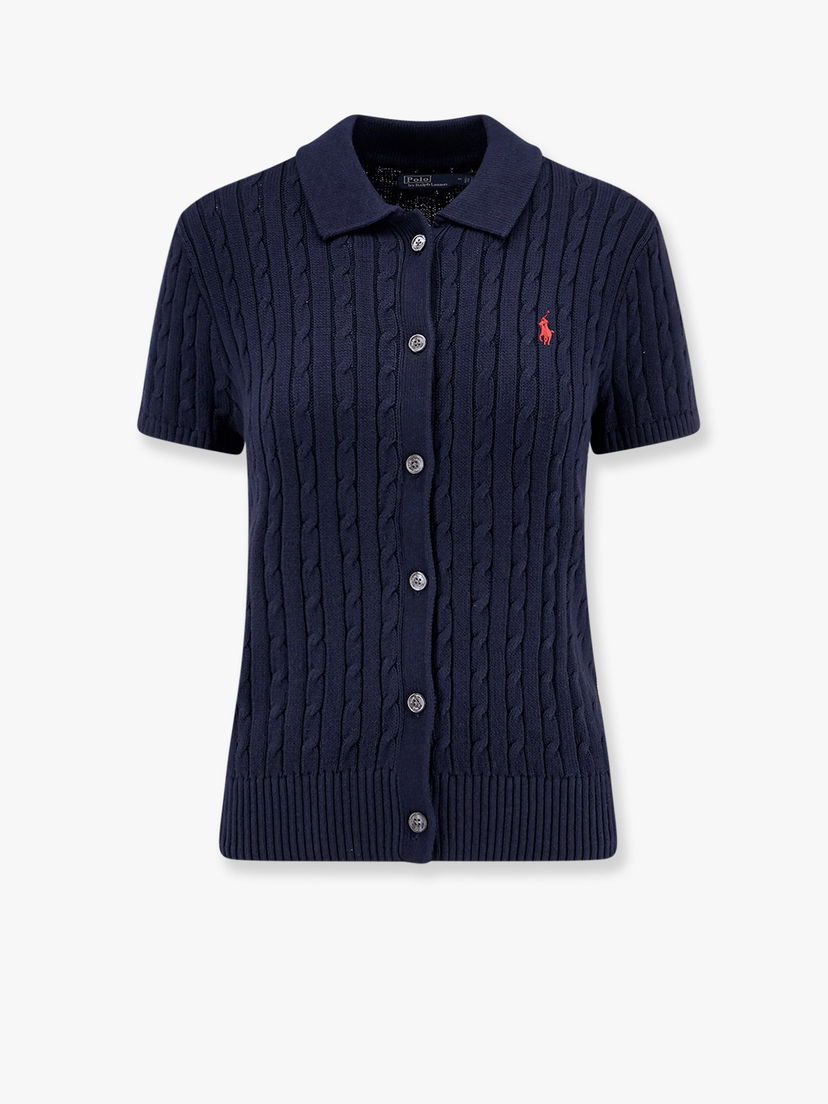 Cветр Polo by Ralph Lauren Cable-Knit Cotton-Blend Cardigan by Polo Ralph Lauren темно-синій | 211963486002