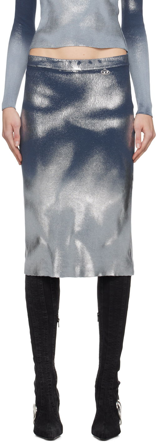 Спідниця Diesel M-Ilan Midi Skirt Сірий | A13028 0BNAE