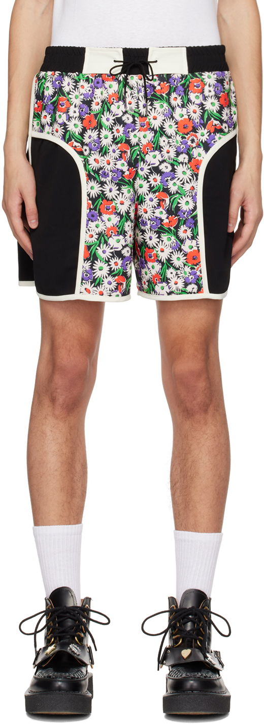 Шорти Anna Sui Floral Print Athletic Shorts Різнокольоровий | M1023A41