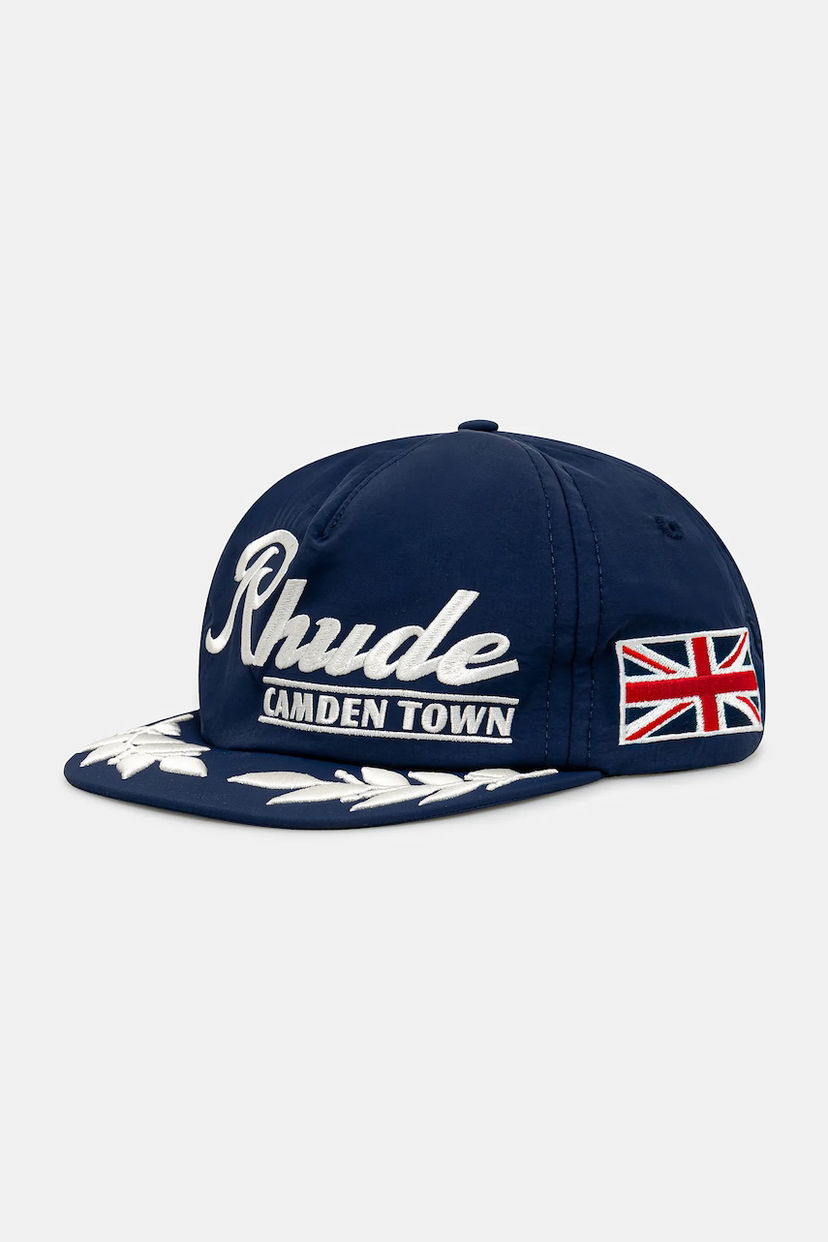 Кепка Rhude RHUDE Camden Town Cap темно-синій | RHPF25HA01005