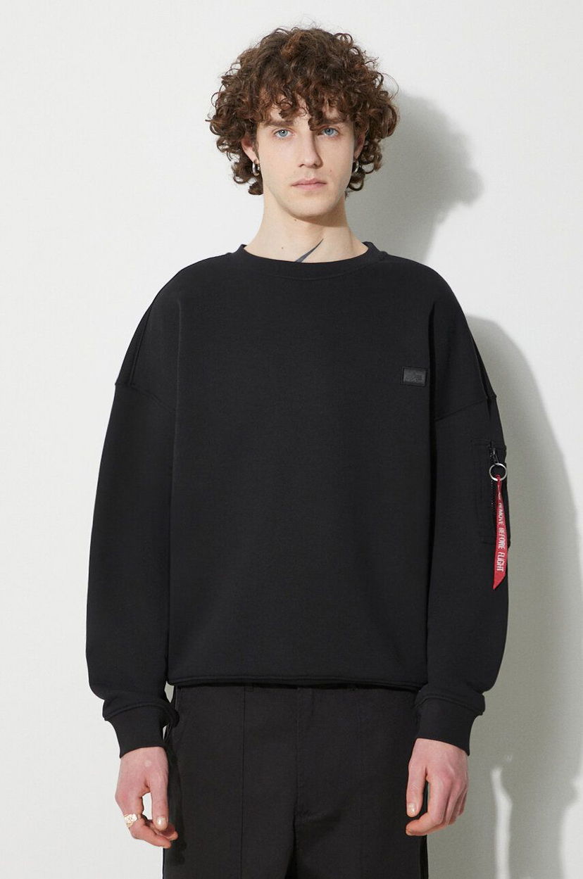 Світшоти Alpha Industries Essentials RL Sweatshirt чорний | 146303