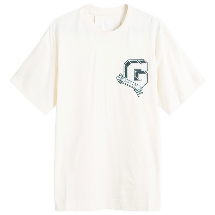 Футболка Givenchy Varsity Logo T-Shirt білий | BM71MG3YPD-272