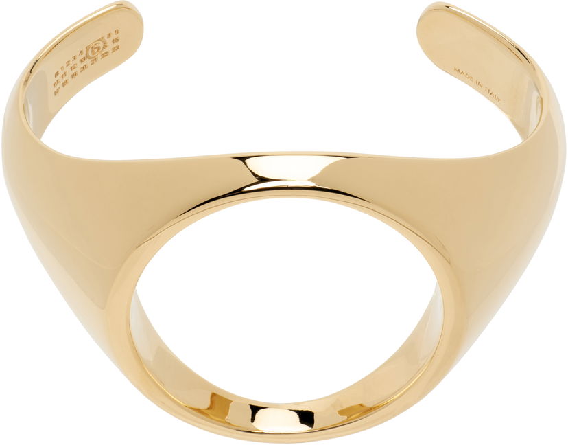 Браслет Maison Margiela MM6 Maison Margiela Gold-Tone Signet Bracelet Жовтий | SM7UY0089 P7355