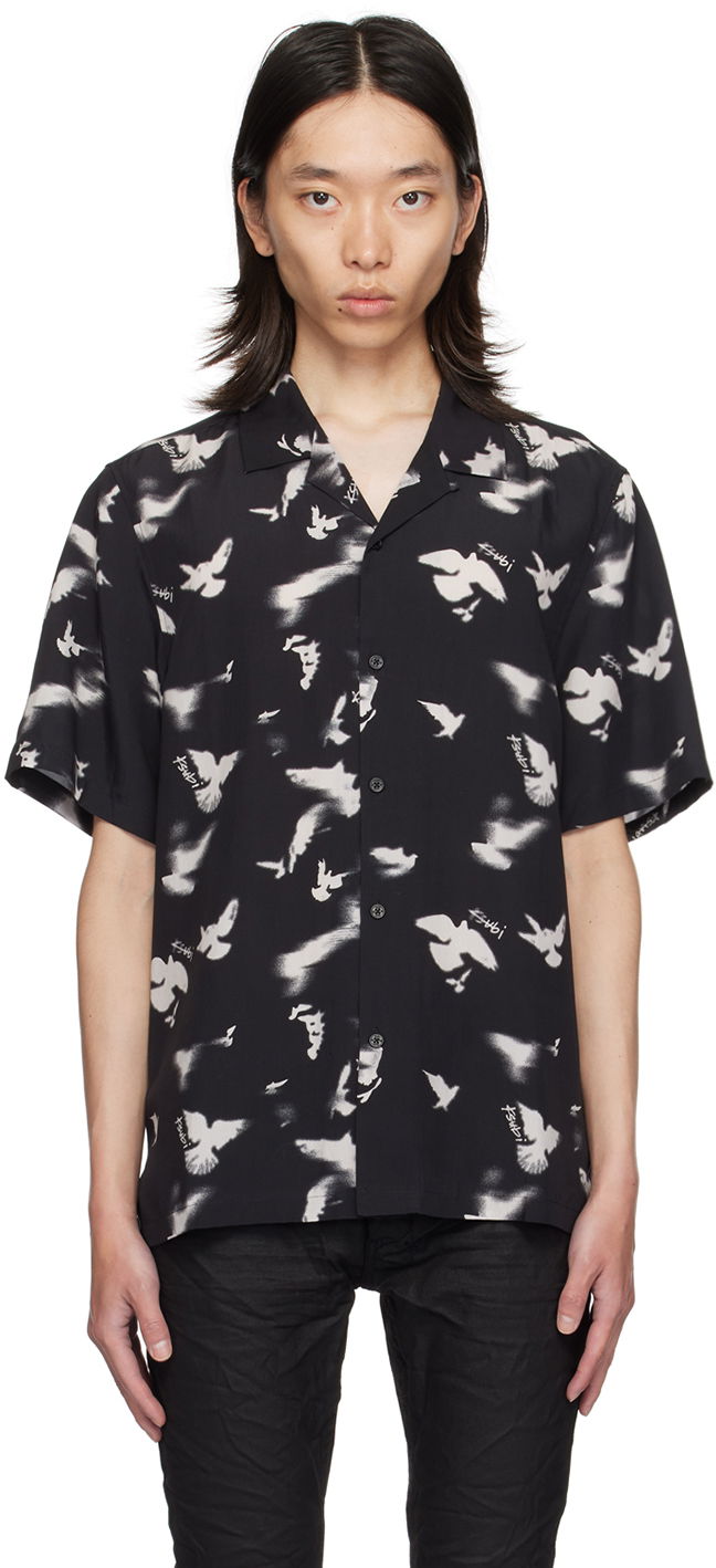 Сорочка Ksubi Black Flight Resort Shirt чорний | MPF24SH004