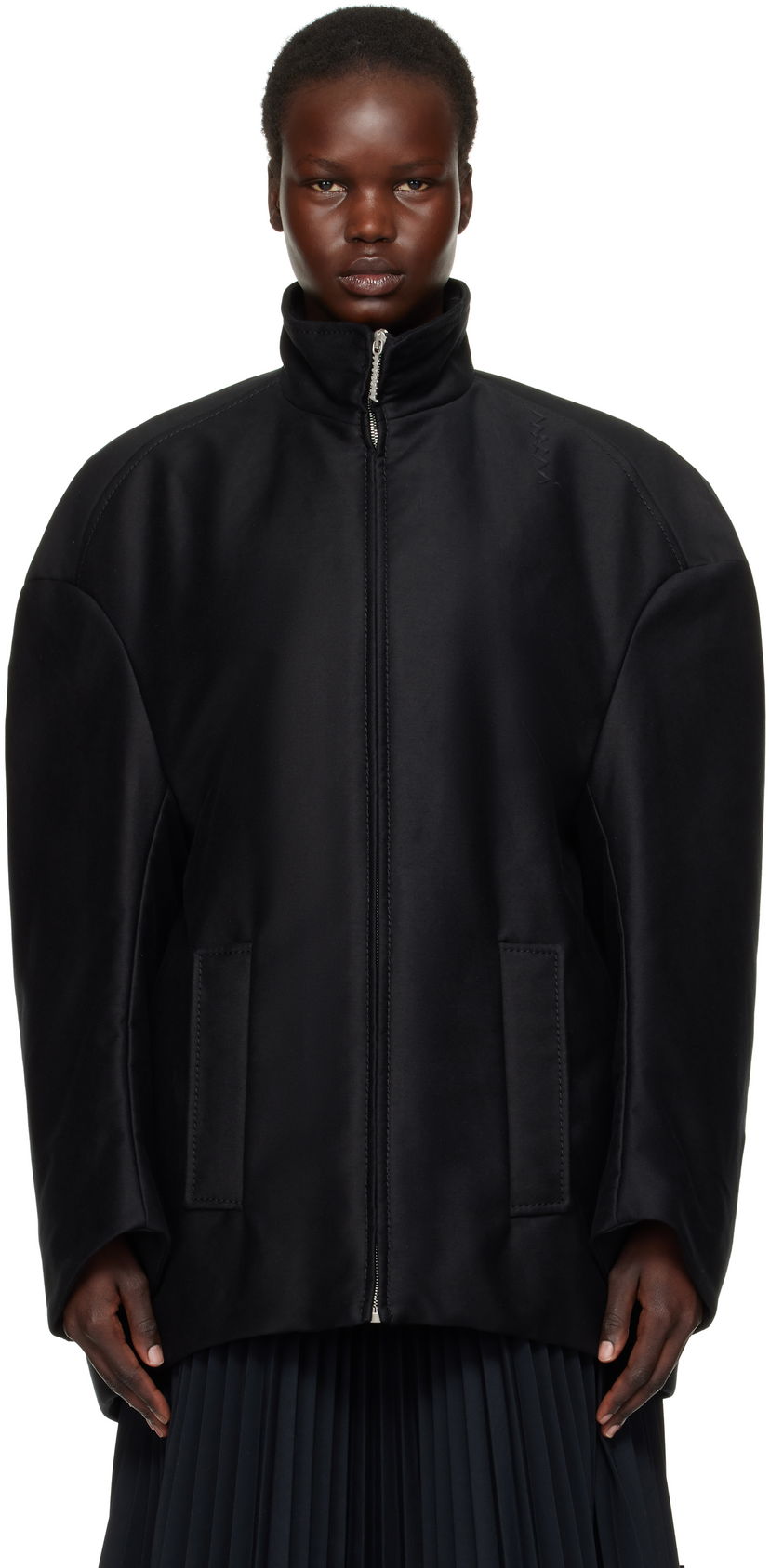 Куртка бомбер Marni Marni Organic Cotton Oversized Jacket чорний | JKMA0328SW TCY36