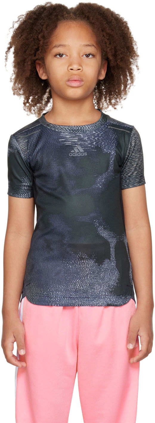 Футболка adidas Originals AEROREADY HIIT Training Big Kids T-Shirt чорний | HG2050