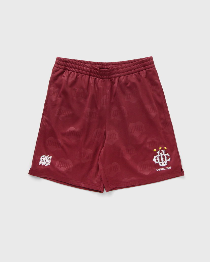 Шорти Carhartt WIP Hartt's Football Shorts Бордовий | I034623-2UG.XX