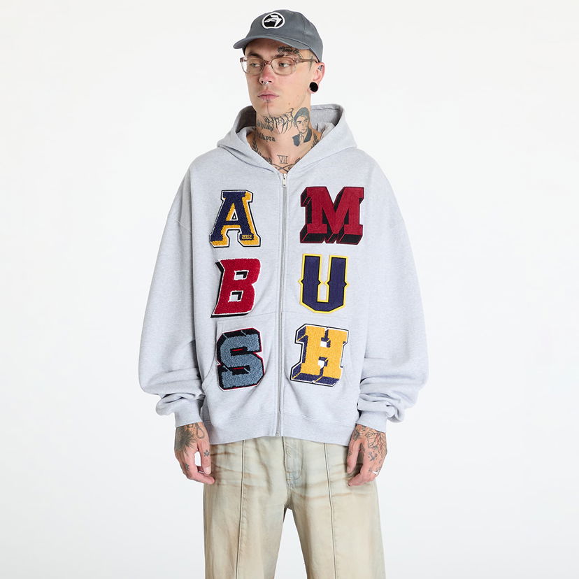 Світшоти Ambush Zip Up Sweatshirt UNISEX Сірий | BMBE003F24FLE0020505
