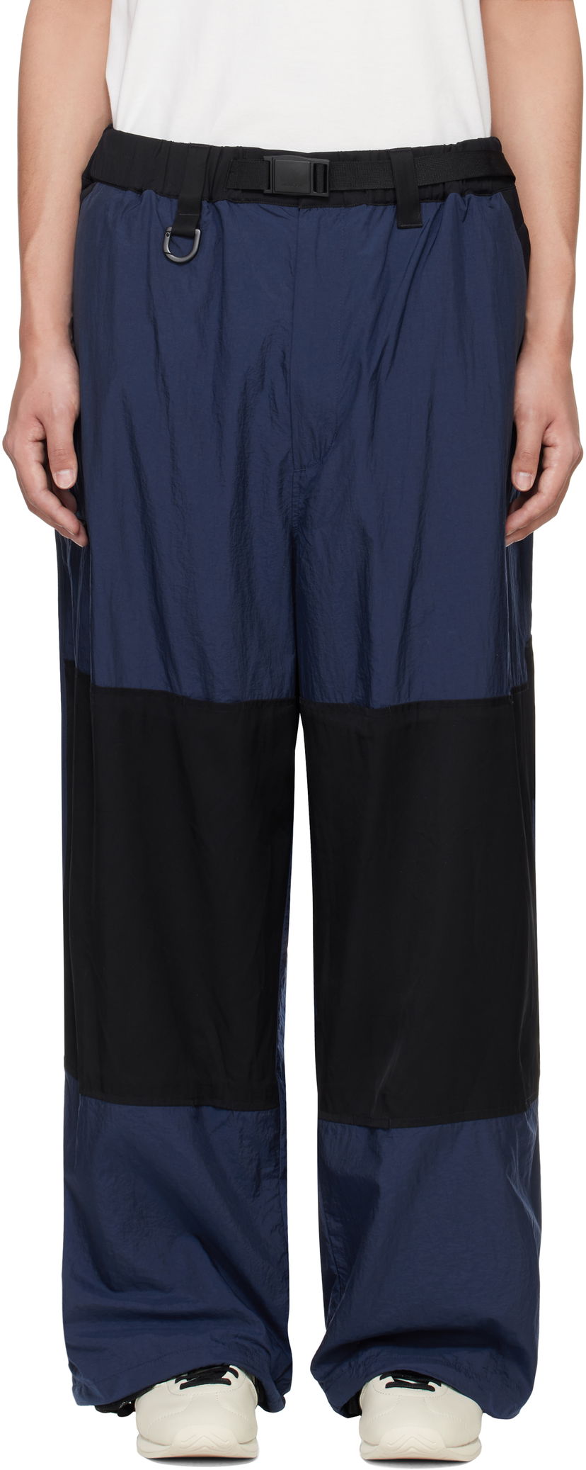 Штани Y-3 Y-3 Two-Tone Nylon Trousers Синій | JM7785