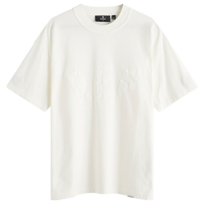 Футболка Represent Clo Rep Applique T-Shirt білий | MLM4252-072