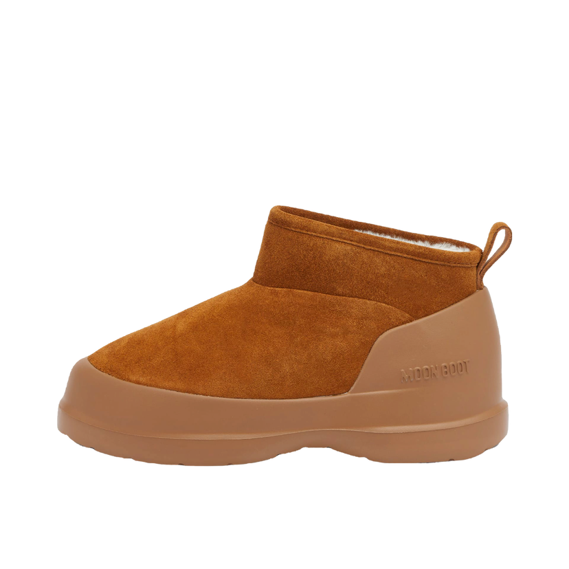 Кросівки та взуття Moon Boot Luna Suede Low Boot Cognac Коричневий | 80D2480040-COG