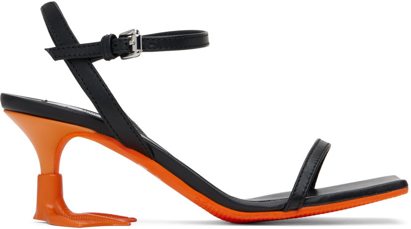 Аксесуари Moschino Moschino Duck Heeled Sandals чорний | MA16575G1M MA3 00A
