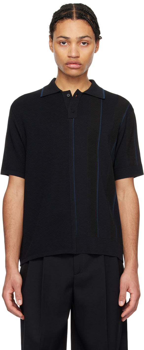 Сорочка поло Jacquemus Les Sculptures 'Le polo Juego' Polo Tee чорний | 24E245KN417-2361