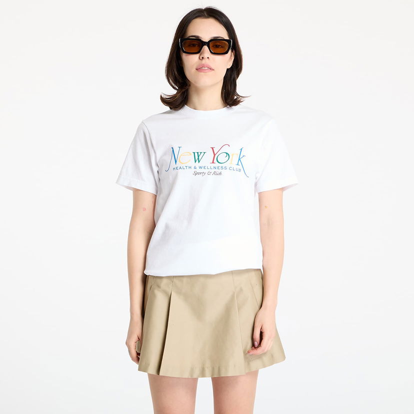 Футболка Sporty & Rich Sporty & Rich NY 94 T-Shirt білий | TO043622034WH57