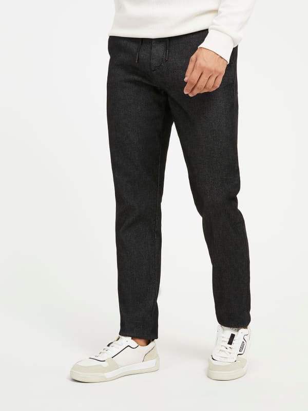 Джинси GUESS Tech Stretch Straight Denim Pant темно-синій | M3BB03D4TS3, 0