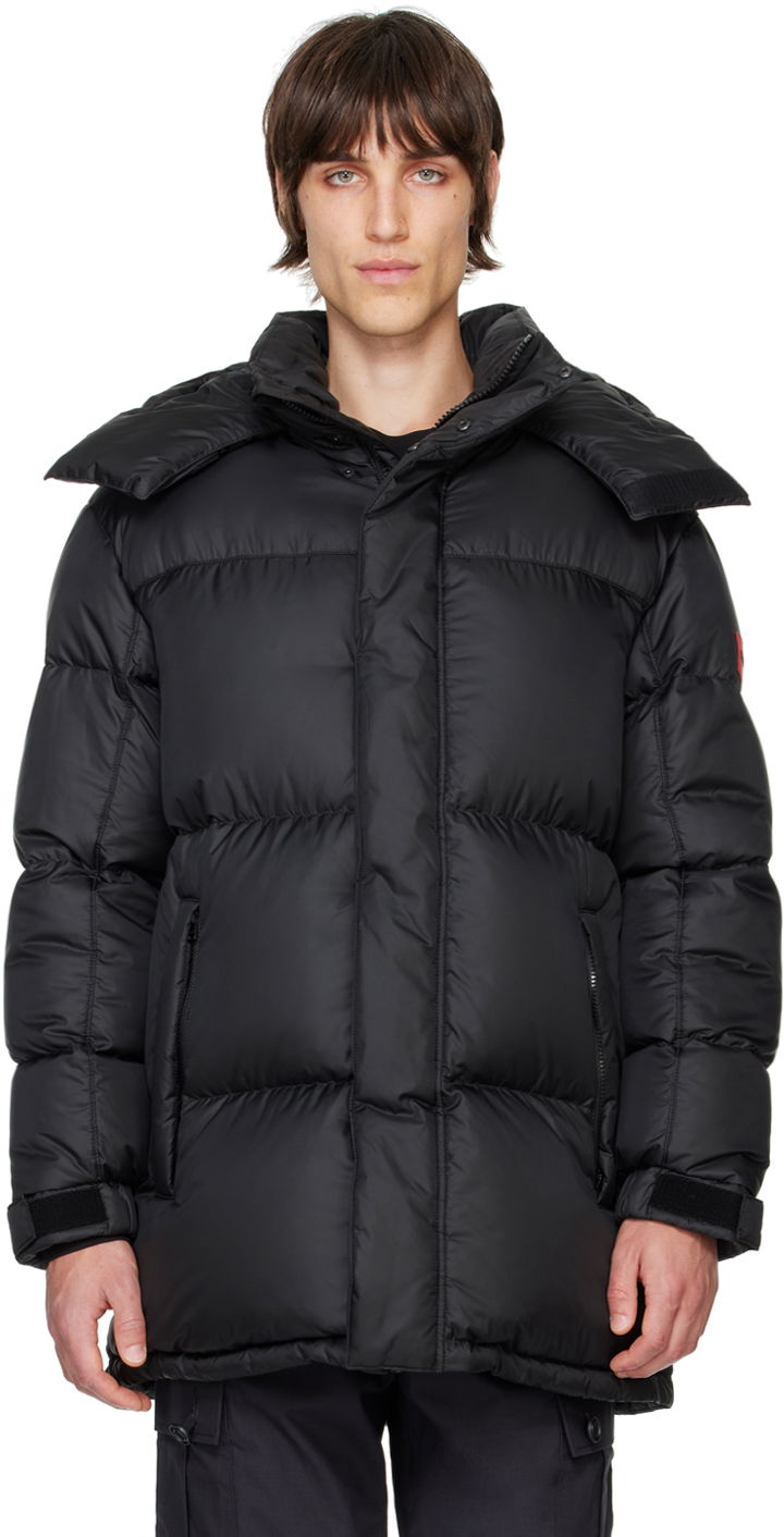 Пуховик BOSS Water-Repellent Down Jacket чорний | 50495811
