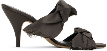 Кросівки та взуття The Row Vika Knot Heeled Sandals Сірий | F1569-W326, 0