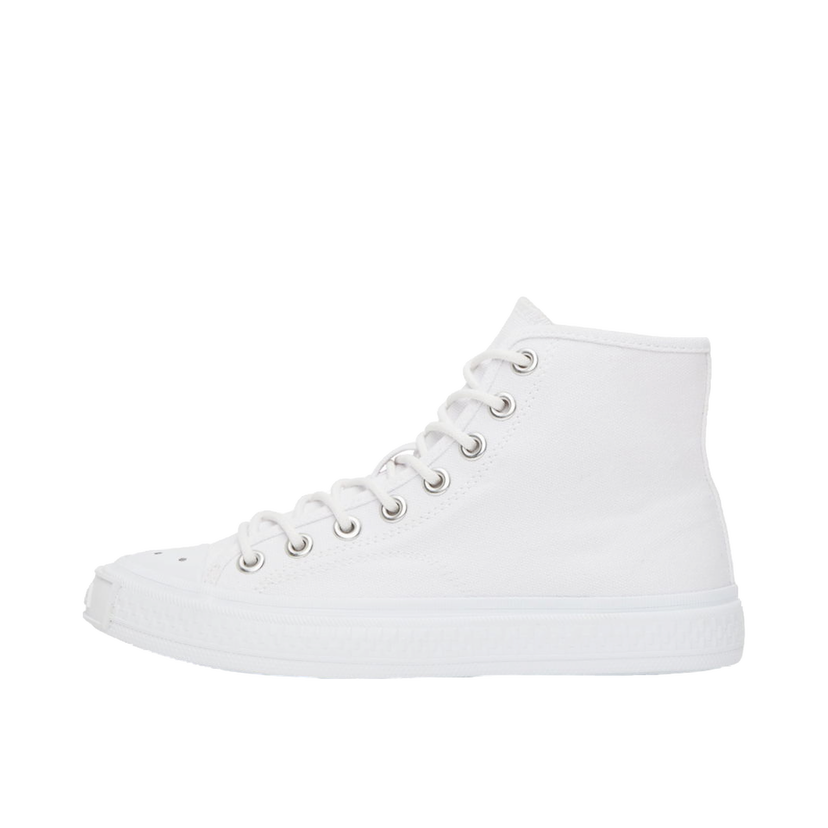 Кросівки та взуття Acne Studios White Canvas High Sneakers білий | AD0523-