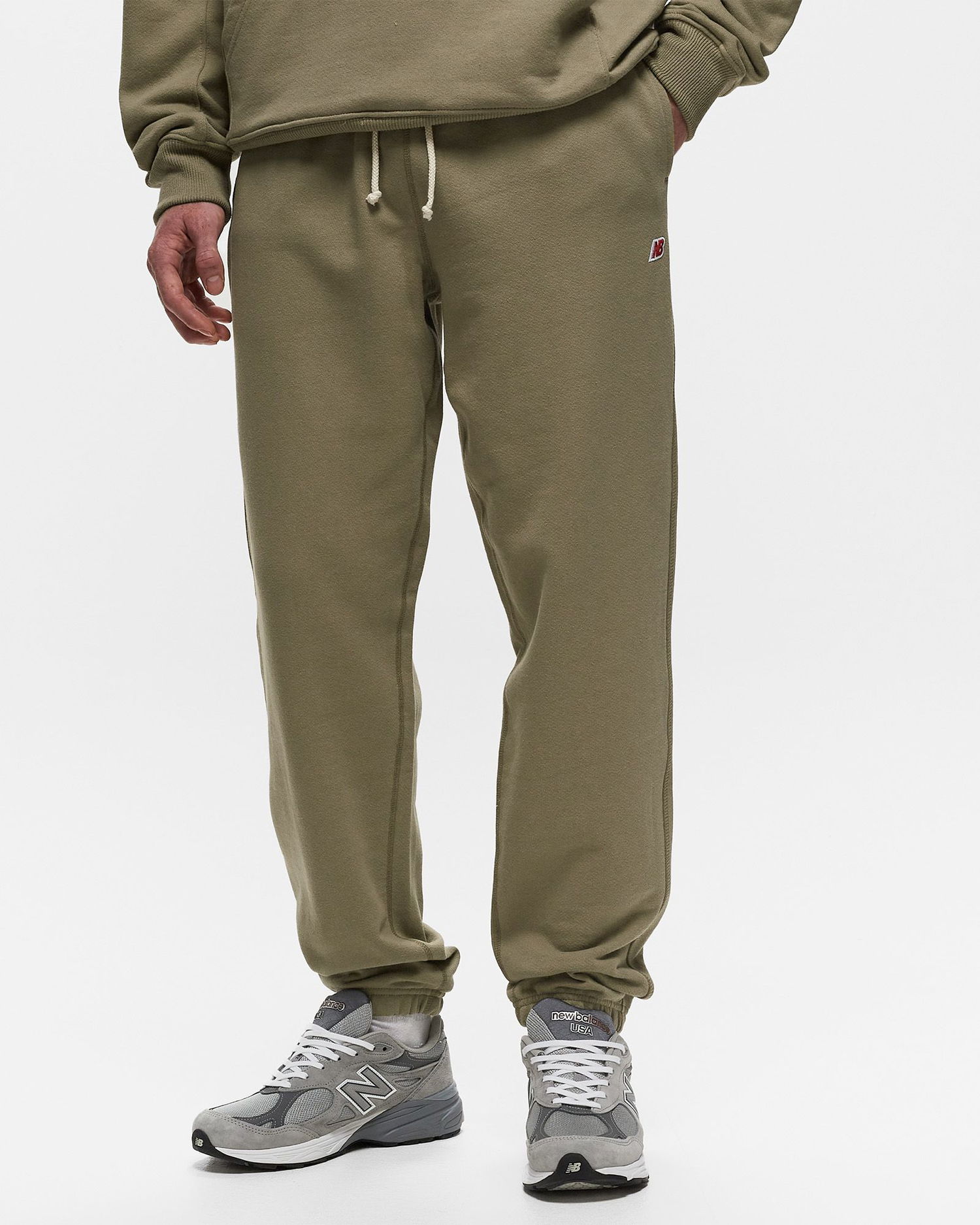 Спортивні штани New Balance MADE in USA Core Sweatpant Зелений | MP21547-TCO, 1