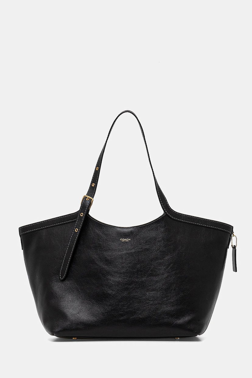 сумка-тоут Coach Leather Tote Bag чорний | CAM00
