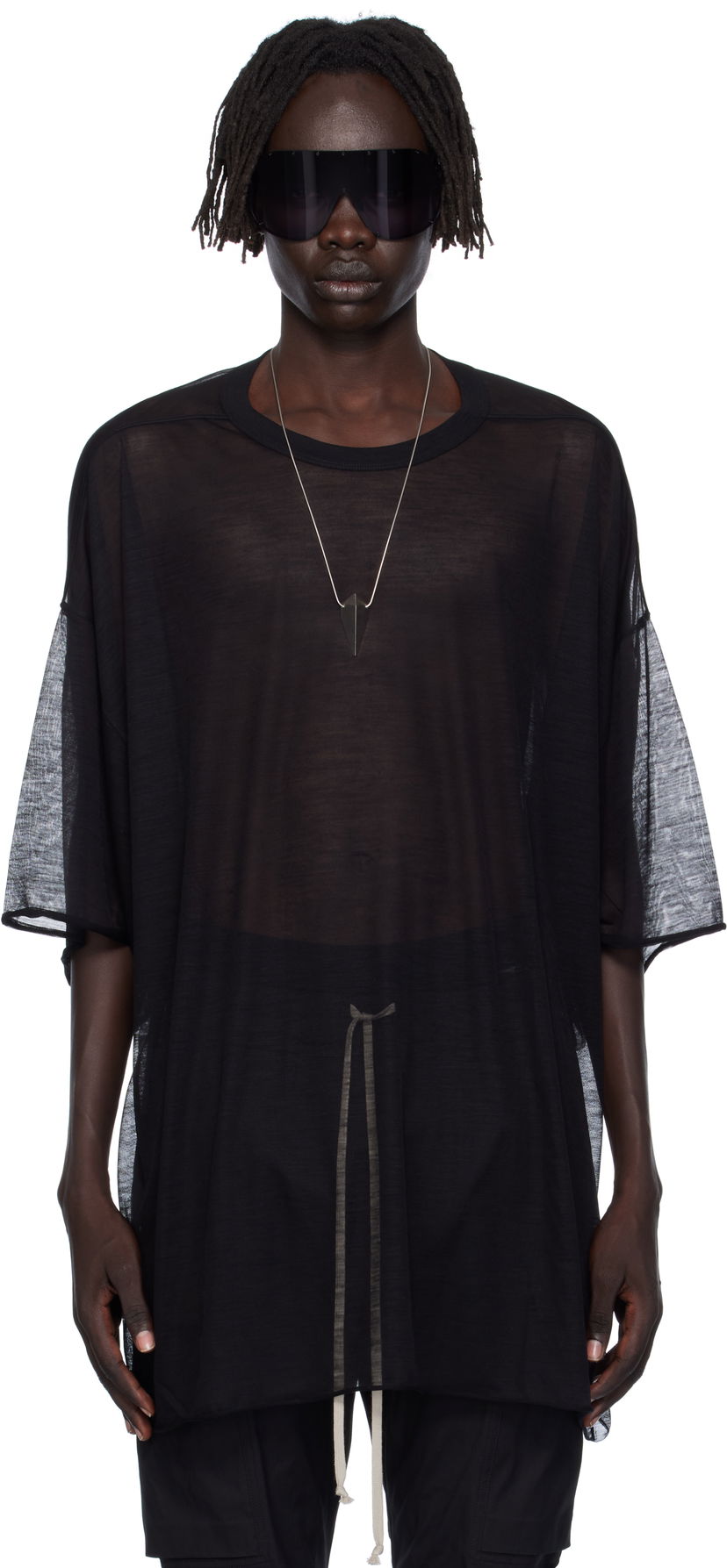 Футболка Rick Owens Rick Owens Concordians Tommy T-Shirt чорний | RU02E1283 JWR