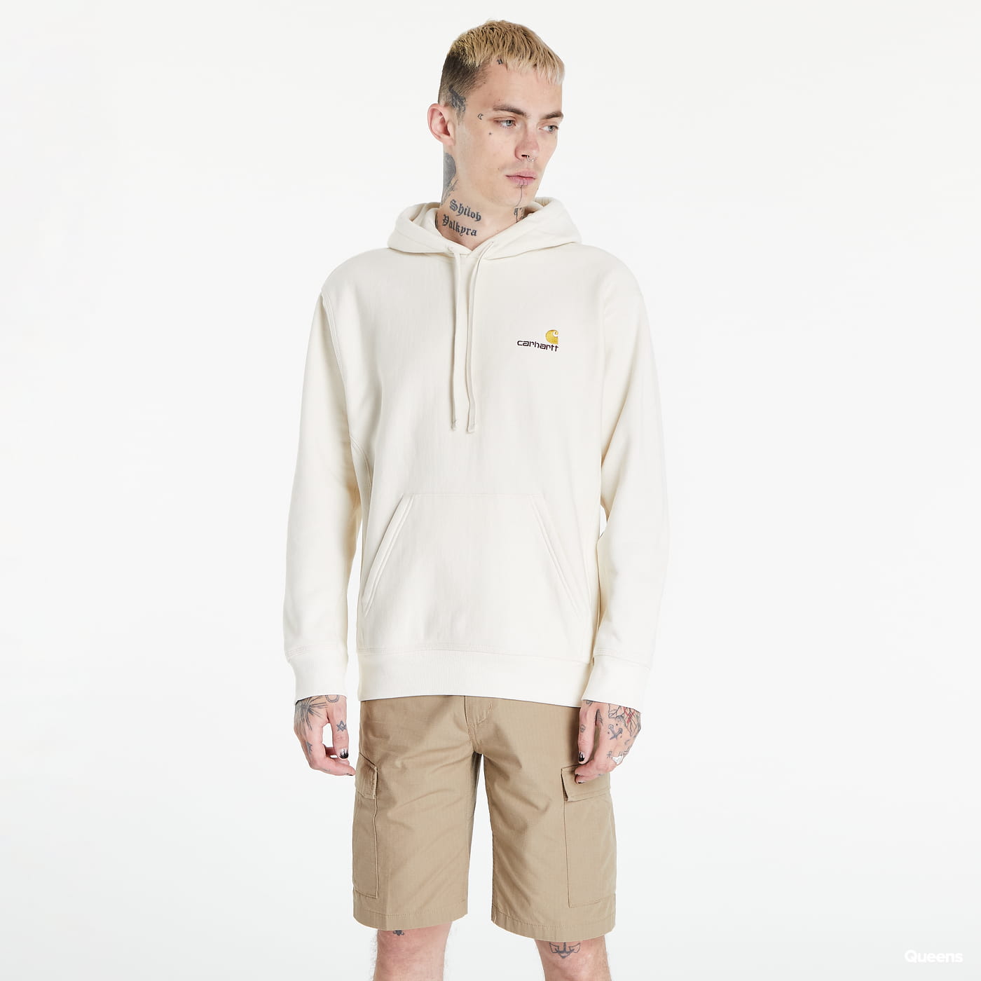 Світшоти Carhartt WIP Hooded American Script білий | I028279.05.XX, 0
