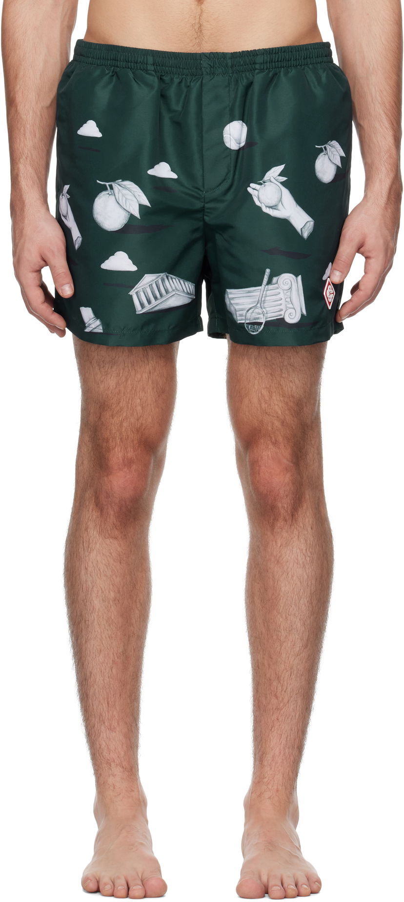 Купальники Casablanca Printed Swim Shorts Зелений | MPS25-TR-032-02