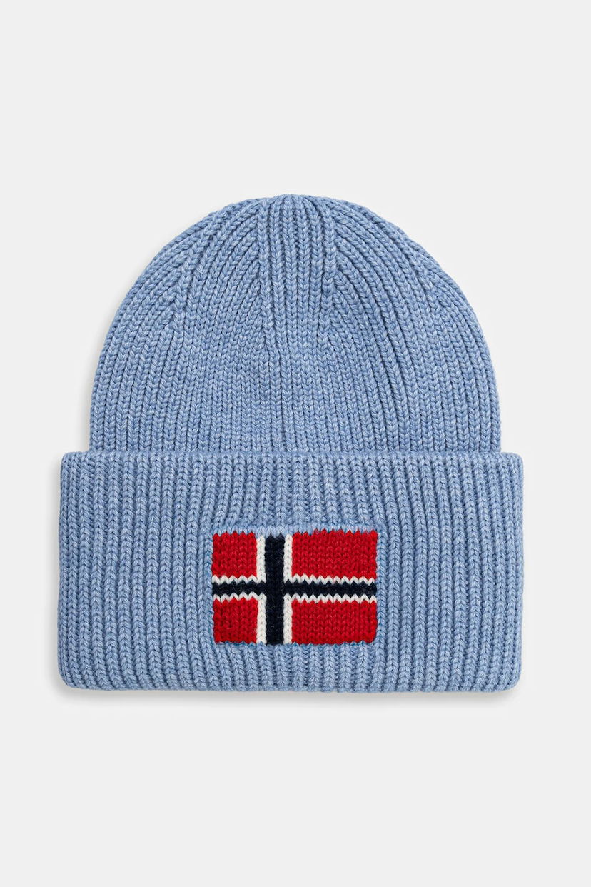 Шапка Napapijri Napapijri F-Evei Wool Beanie Синій | NP0A893PI841