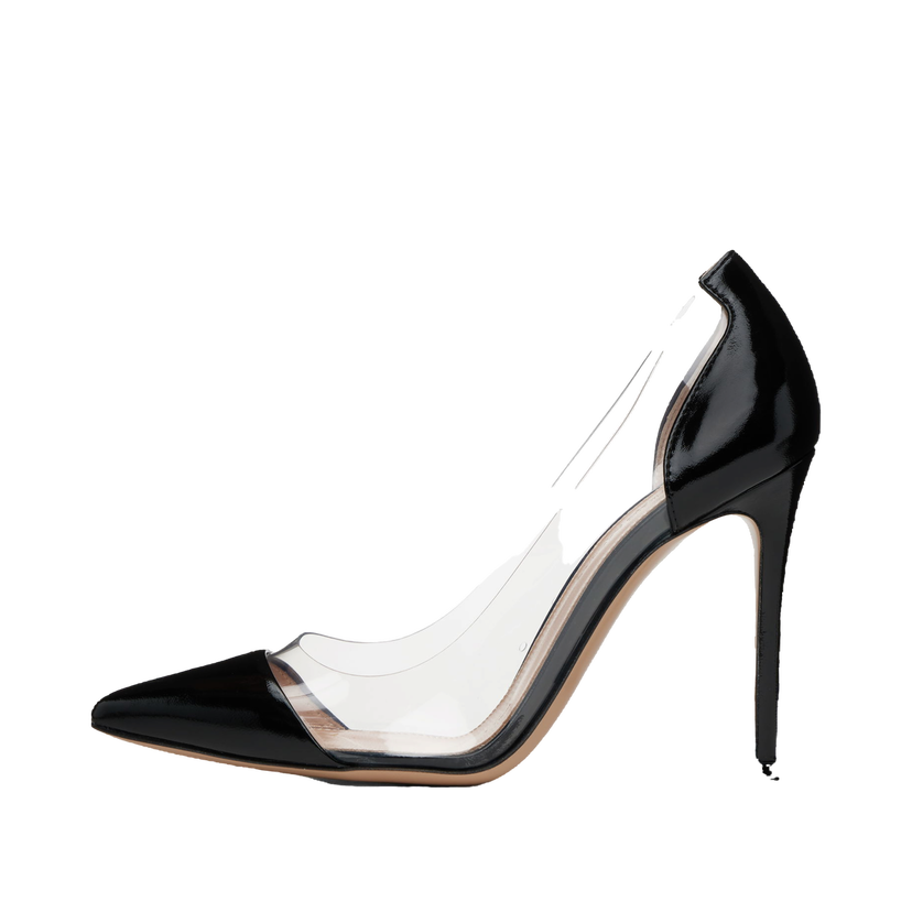 Кросівки та взуття Gianvito Rossi Plexi 85 Pumps чорний | G20140-15RIC-NUG