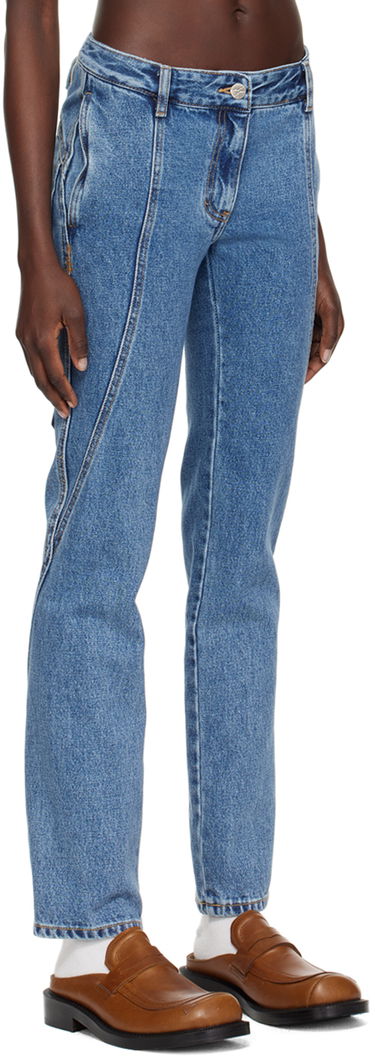 Джинси ADER ERROR Curved Seam Jeans Синій | BN01SSJE0108BL, 1