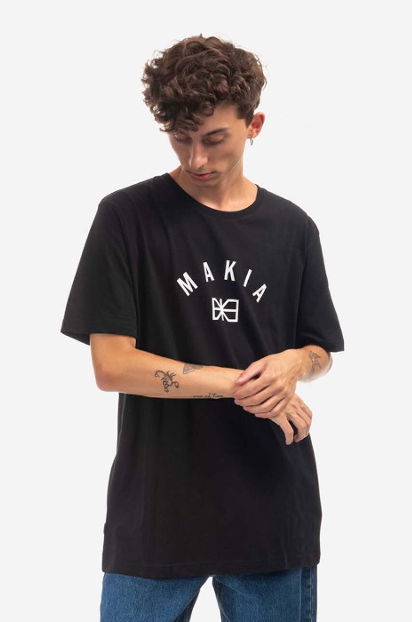 Футболка Makia T-Shirt With Print чорний | M21200