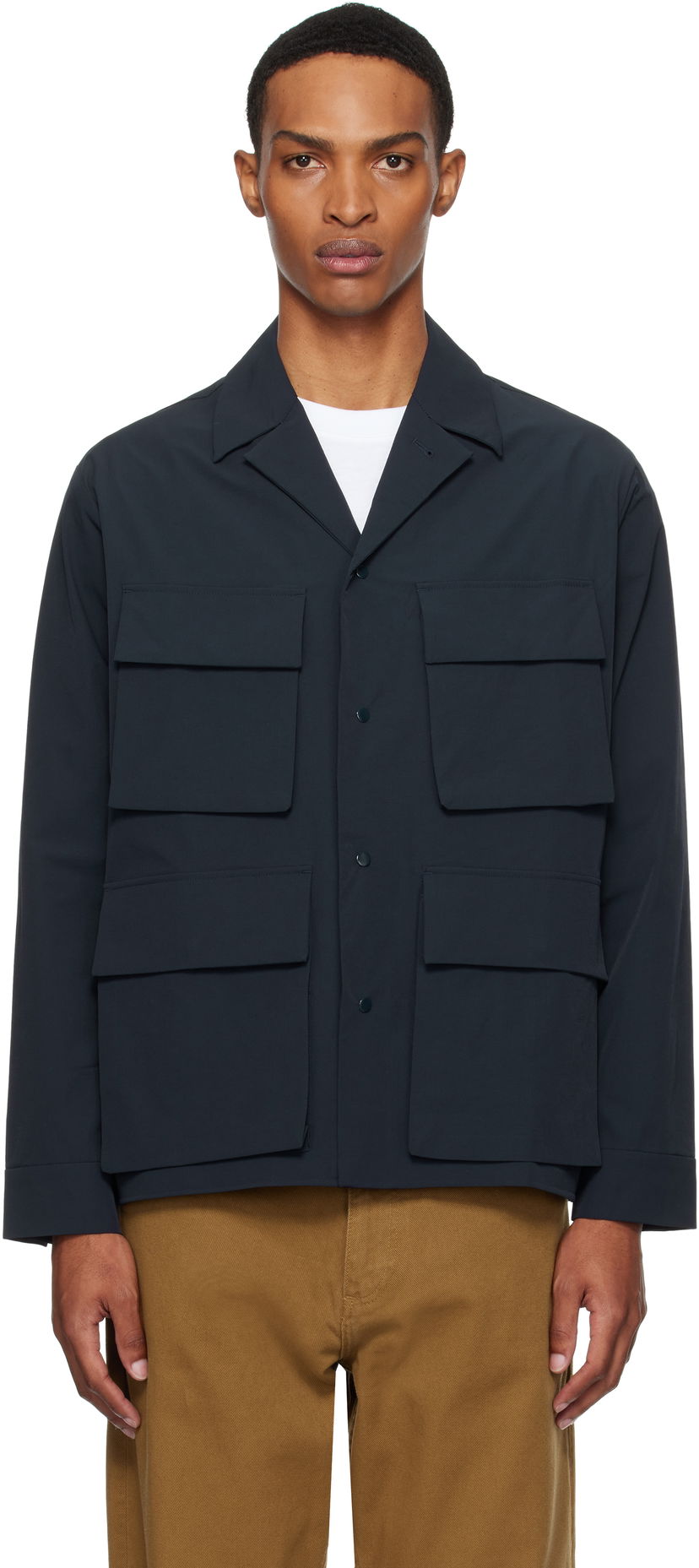 Сорочка NORSE PROJECTS Norse Projects Mads Travel Light Overshirt темно-синій | N50-0269