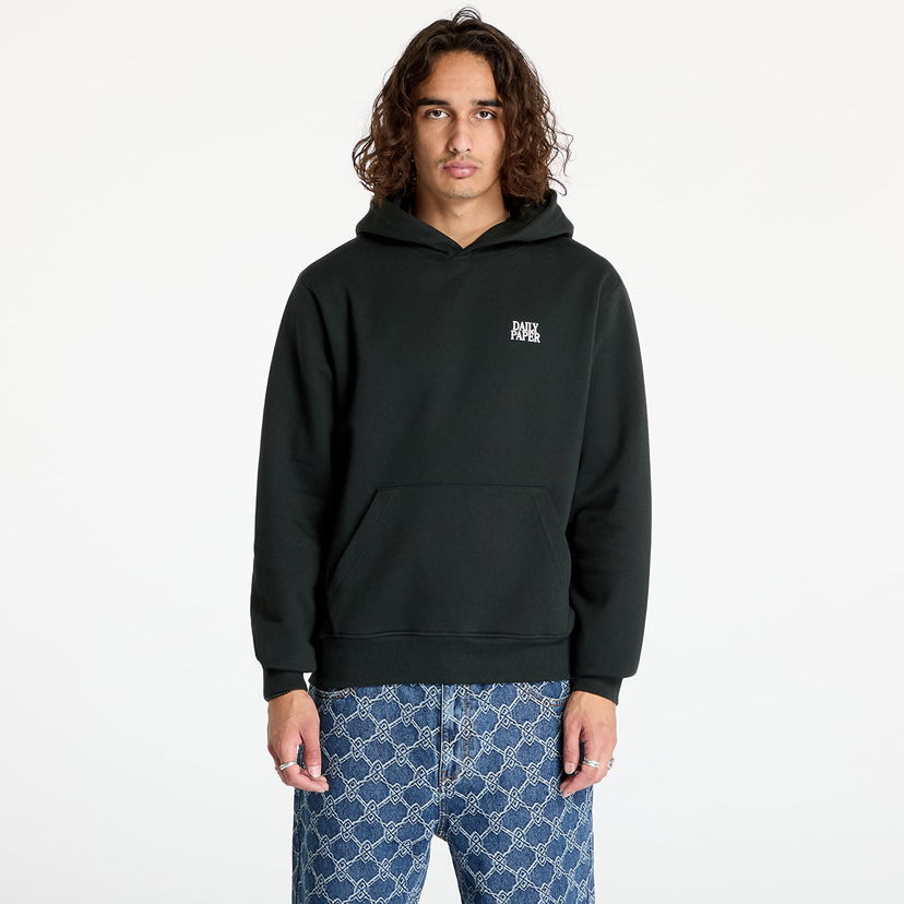 Світшоти DAILY PAPER Smoothie Hoodie Jet Black чорний | 2421047