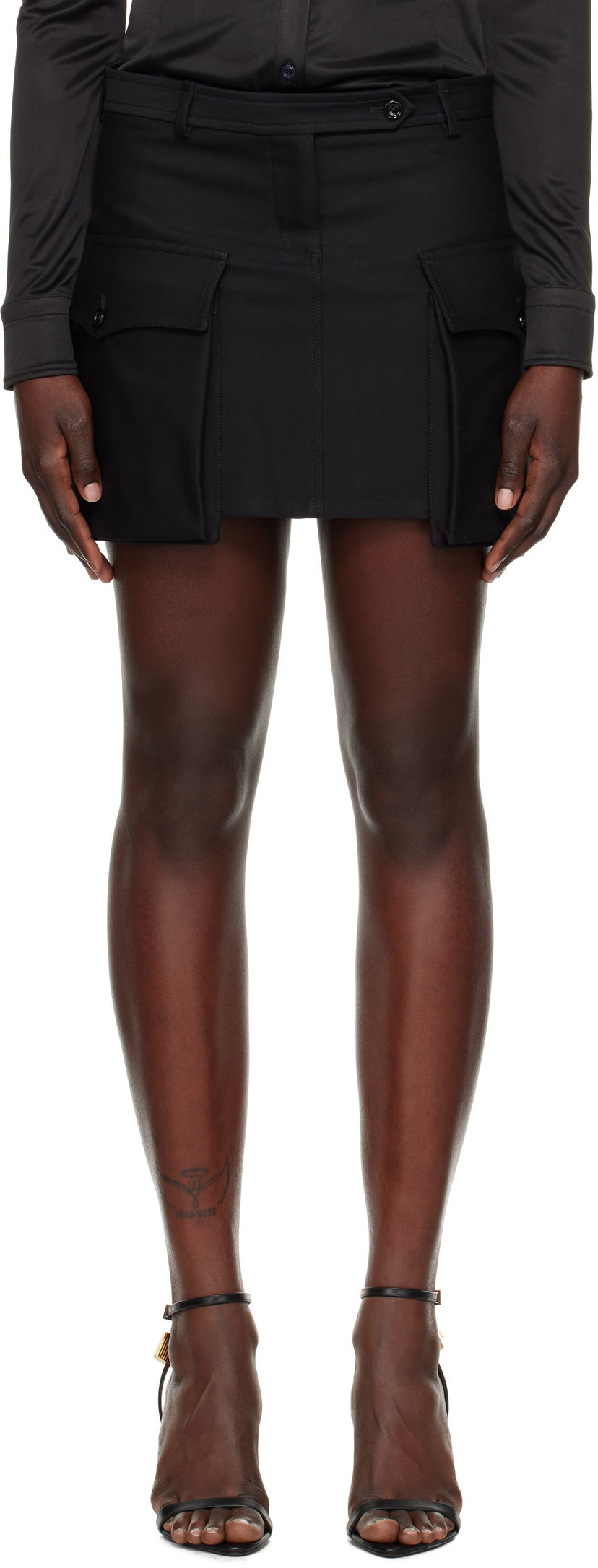 Спідниця Tom Ford Tom Ford Large Patch Pocket Miniskirt чорний | GC5767-FAX1402
