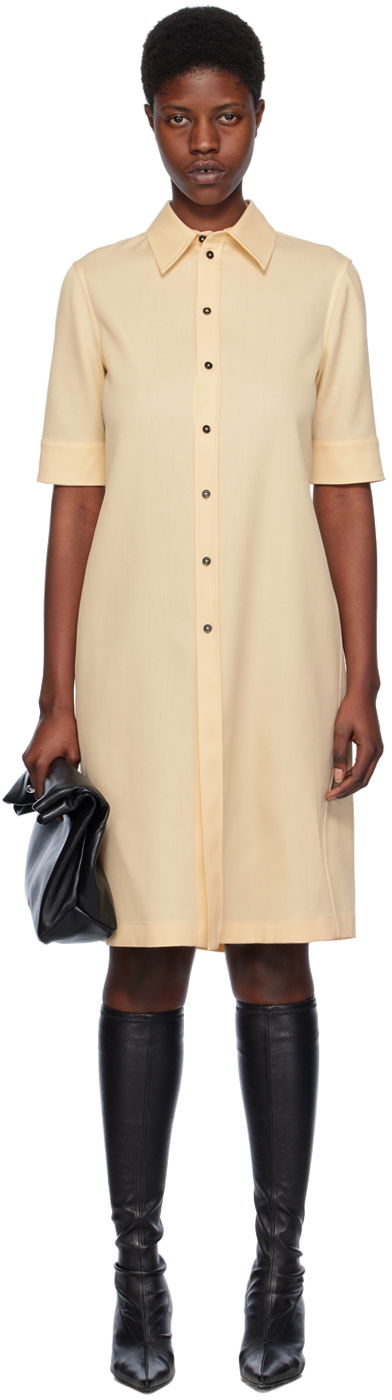 плаття Jil Sander Stripe Dress бежевий | J04DL0002_J40003