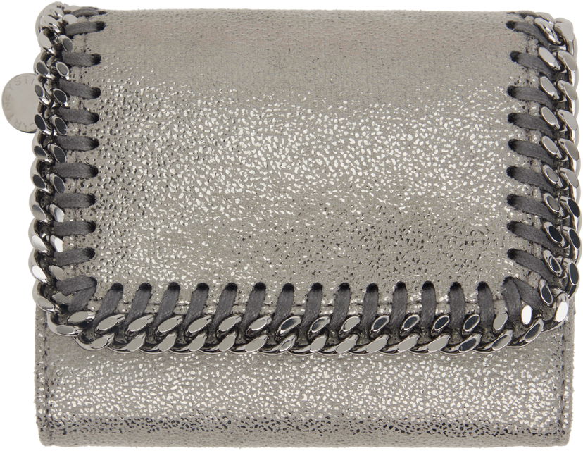 Гаманець Stella McCartney Stella McCartney Falabella Small Flap Wallet Металік | 431000WP0609