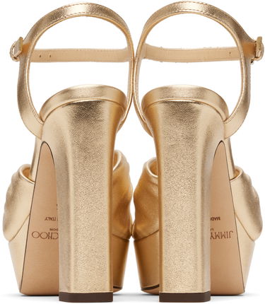 плаття Jimmy Choo Jimmy Choo Heloise 120 Heeled Sandals Металік | HELOISE 120, 1