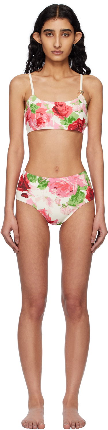 Купальники Blumarine Blumarine Peony-Print Bikini Різнокольоровий | P522M539A, 0