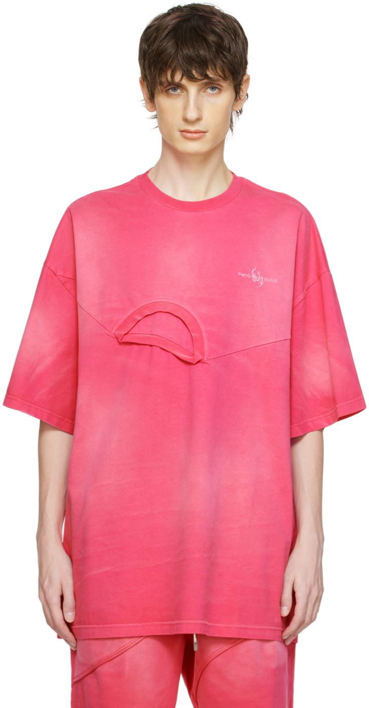 Футболка Feng Chen Wang Feng Chen Wang 2-In-1 T-Shirt Рожевий | FMS17TS03