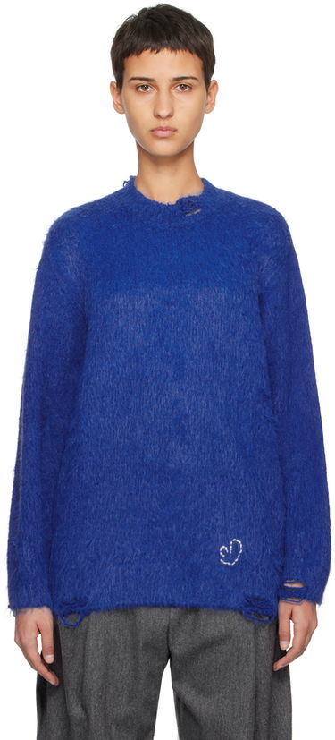Cветр ADER ERROR Rous Distressed Knit Sweater Синій | BMADFWKT0304BL, 0