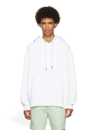 Світшоти AMI Paris Hoodie білий | USW203.731
