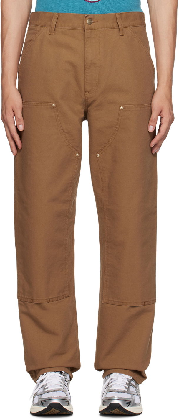 Штани карго Carhartt WIP Double Knee Work Trousers Коричневий | I031501