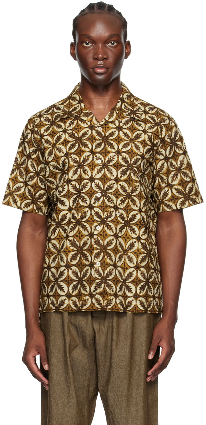 Сорочка Universal Works Universal Works Camp Shirt Коричневий | P3058