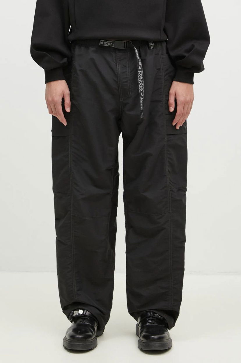 Штани карго GRAMICCI Patchwork Wind Short Pants чорний | GUP4.F3003.M