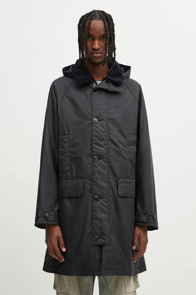 Тренчкот Barbour Barbour Beaudale Wax Trench Coat чорний | MWX2488NY92