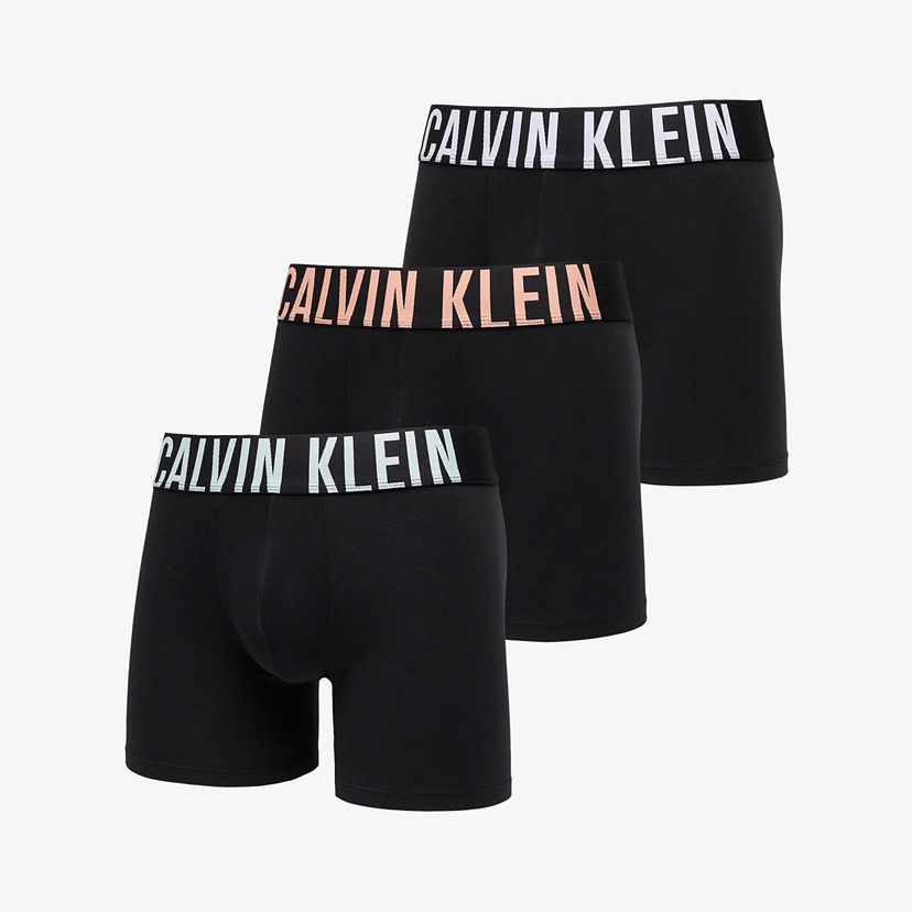 Боксери CALVIN KLEIN Boxer Brief 3-Pack чорний | 000NB3609A VVN
