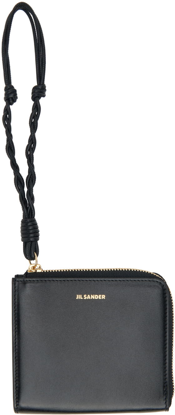 Гаманець Jil Sander Credit Card Coin Pouch чорний | J07UI0017_P4841