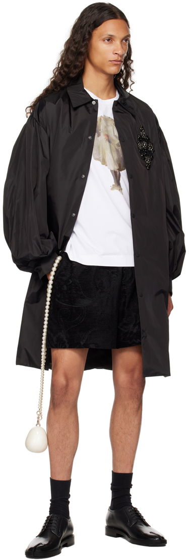 Шорти Simone Rocha Simone Rocha Flared Shorts чорний | 4126 1092, 3