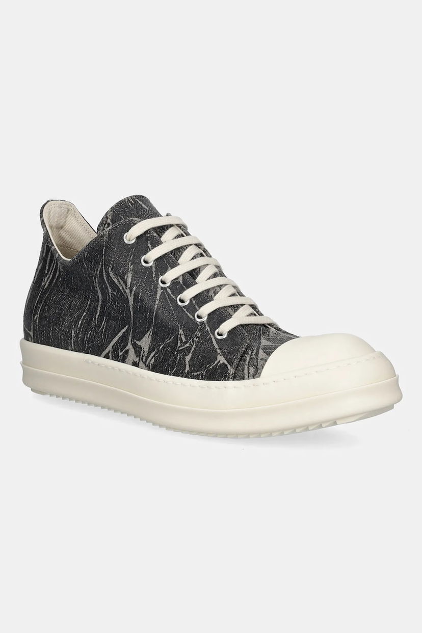 Кросівки та взуття Rick Owens Rick Owens DRKSHDW Low Sneaks чорний | DU02E7802.DWF